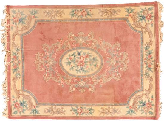 Sino Aubusson rug, tufted in China,