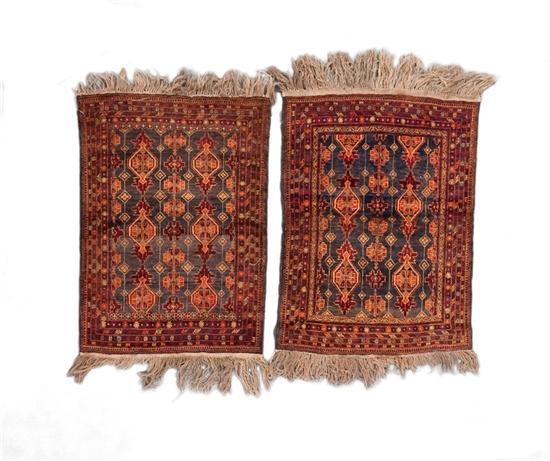 Pair of Belouchistan rugs Afghanistan  77c06