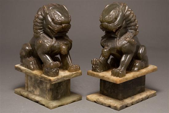 Pair of Chinese carved hardstone 77ca4