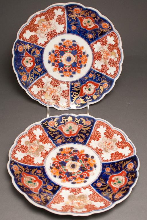 Pair of Japanese Imari porcelain 77cec