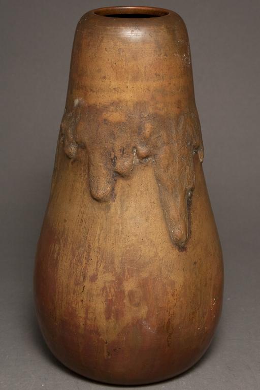 Art bronze gourd-shape vase early