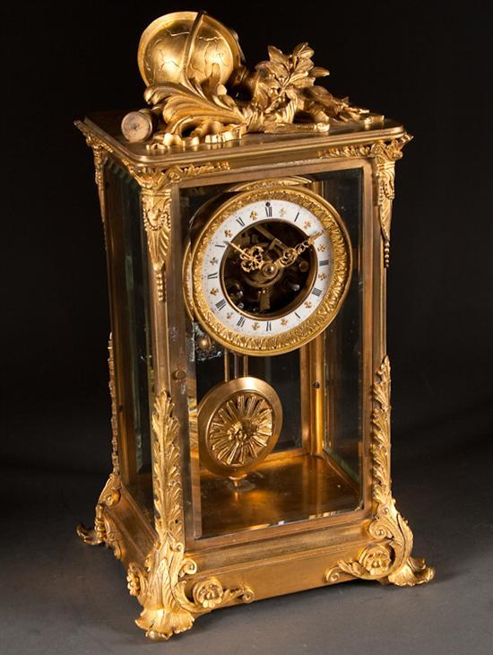 Louis XV style gilt bronze crystal 77d1b