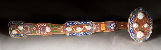 Chinese cloisonne and gilt-metal