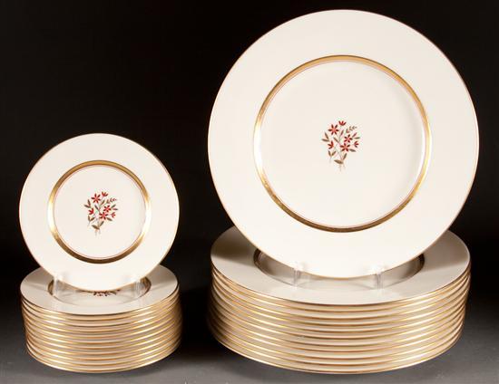 Set of twelve Lenox porcelain dinner 77d56