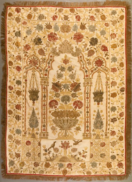 Continental brocade tapestry 19th century;