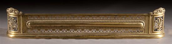 Regency style reticulated brass 77d5d