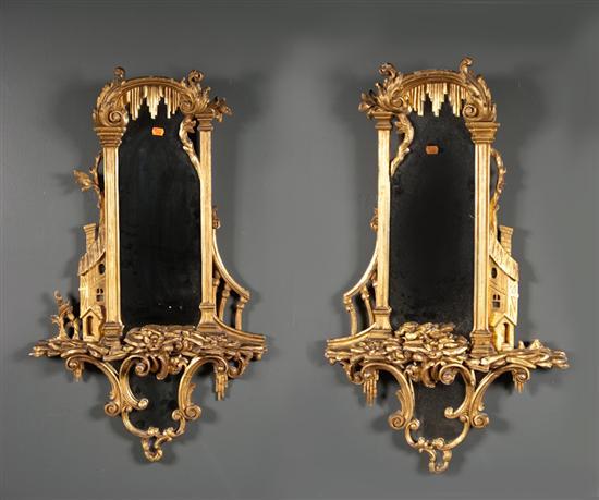Pair of Chinese Chippendale style 77d5e