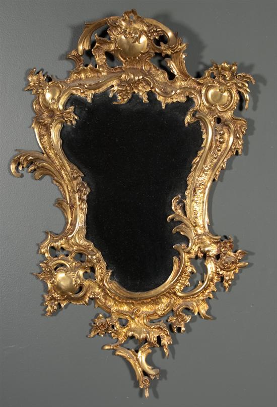 Rococo style cast brass looking