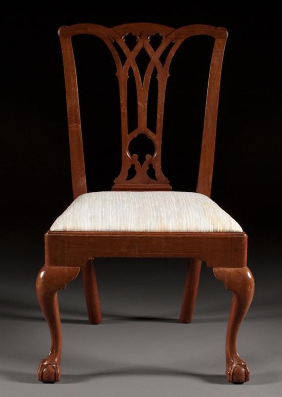 Chippendale mahogany side chair  77d81