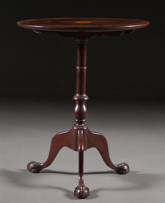 Chippendale style inlaid mahogany 77d9a