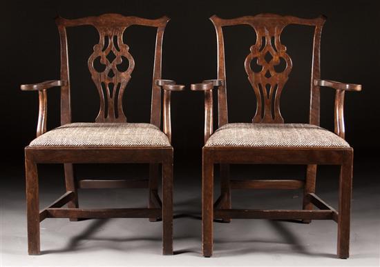 Pair of George III Chippendale