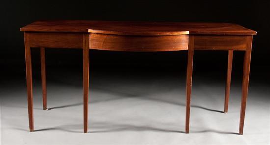 George III mahogany huntboard late