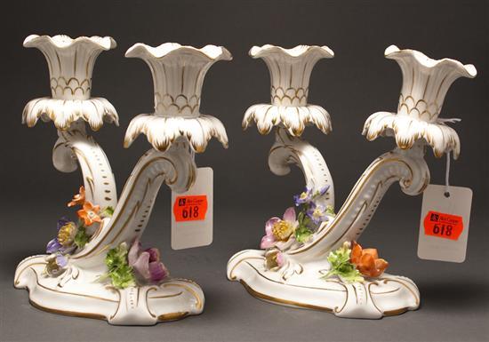 Pair of Carl Thieme Dresden porcelain 77b5c