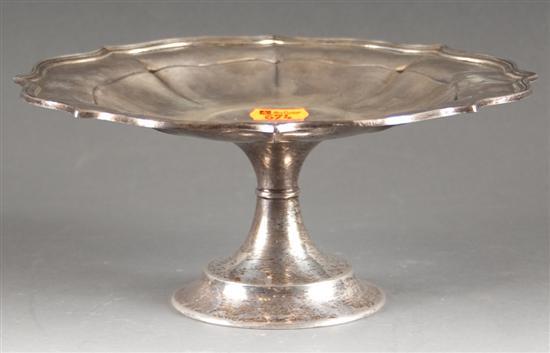 American silver compote International 77b8f