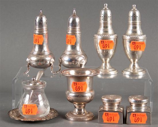 Group of American silver table 77b9f