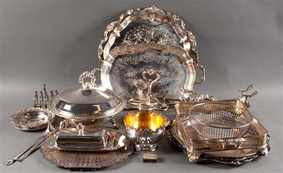 Assorted silver platedware including  77fbc