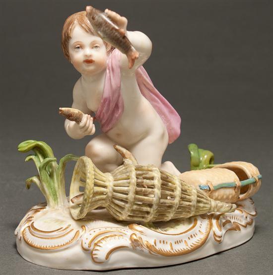 Meissen porcelain figural group 78011