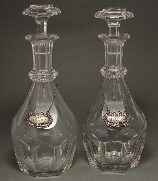 Pair of Baccarat crystal decanters  78013