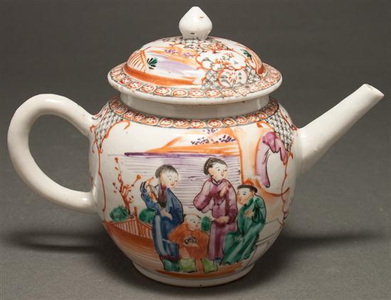 Chinese Export porcelain teapot in the