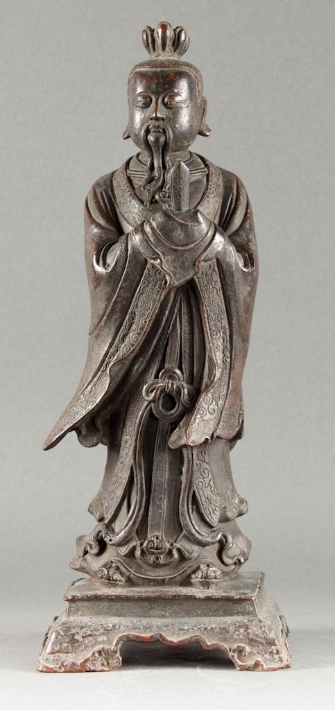 Chinese copper alloy figure of