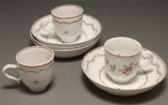 Chinese Export Famille Rose cups