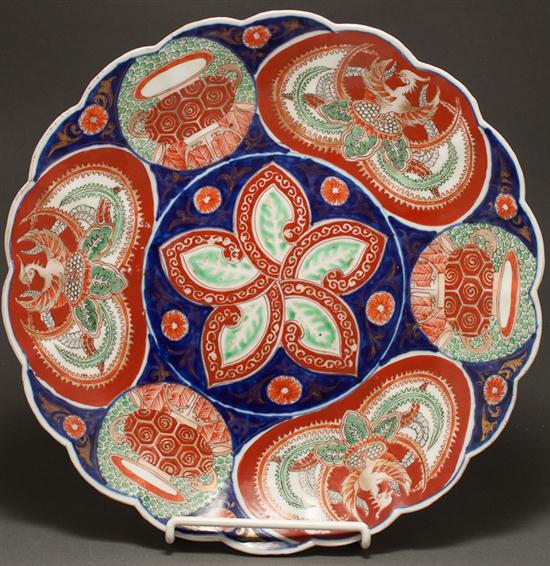 Japanese Imari porcelain charger 7809a