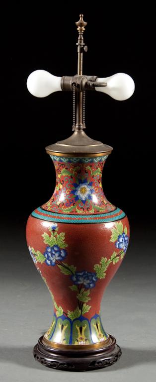 Chinese cloisonne vase late 19th early 780ae