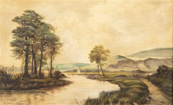 F. Sartora (19th century) River