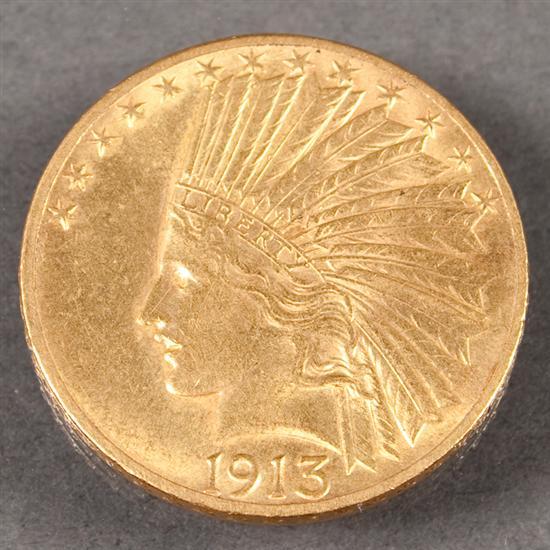 U.S. Indian Head type gold Eagle