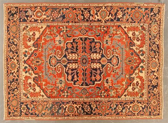 Antique Serapi rug Persia circa 77f0e