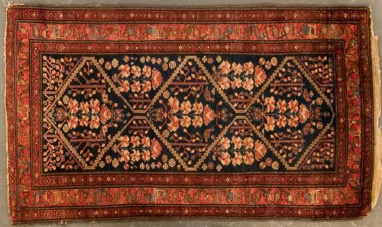 Antique Hamadan rug Persia circa 77f12