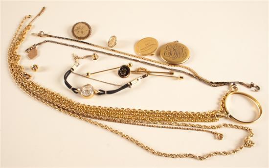 Assorted 12K gold, gold-filled