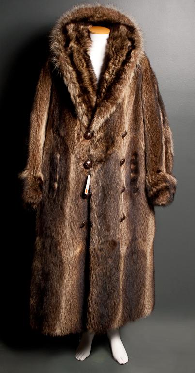 Gentleman's racoon coat