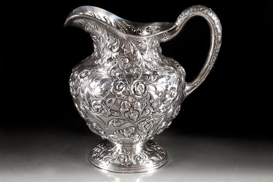 American repousse silver water 77f7c