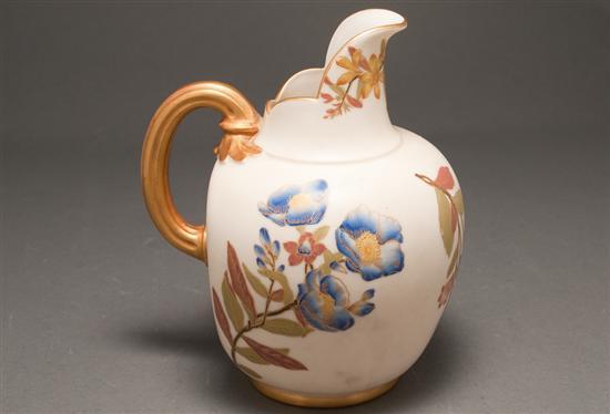 Royal Worcester floral decorated porcelain
