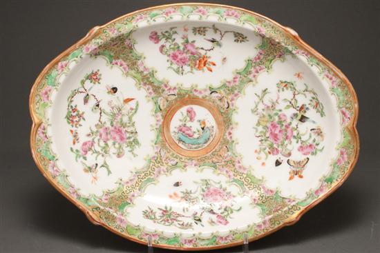 French porcelain dish with Chinese