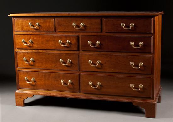 Chippendale style cherrywood double 7849c