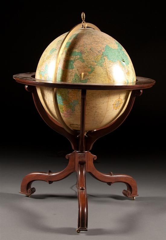 Heirloom globe in a Regency style 784a9