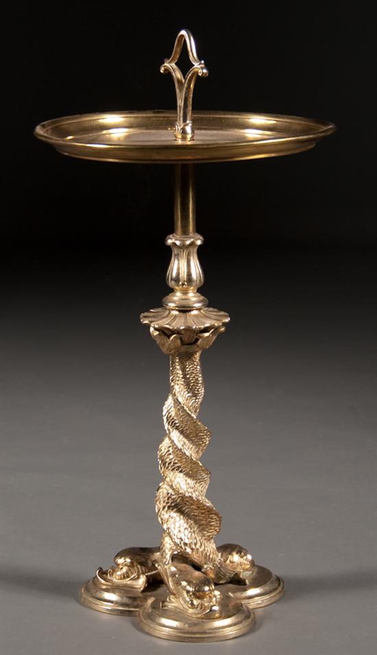 Regency style brass stand with 784f7