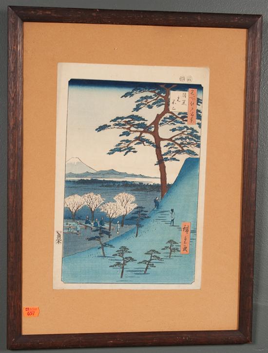 19th Century Japanese color woodblock 7853f