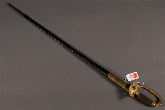 Continental officer s sword mid 7856b