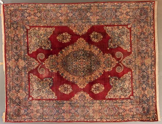 Semi antique Kerman rug Persia  78584