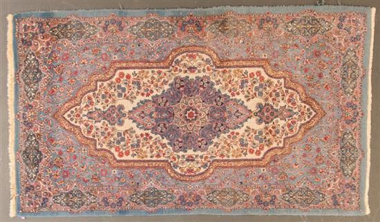 Semi antique Kerman rug Persia  7858b