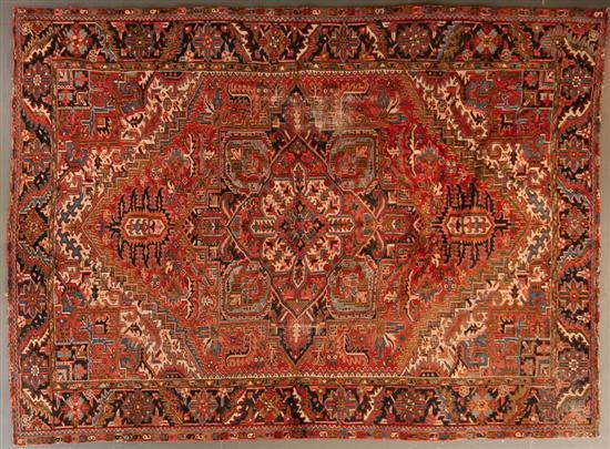 Heriz carpet Iran circa 1950  78594