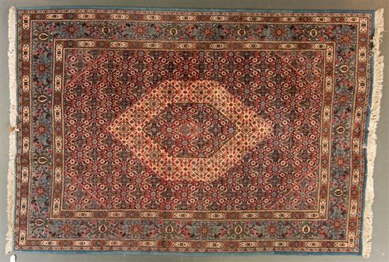 Moud rug, Iran, circa 1975, 7.1 x 10.1