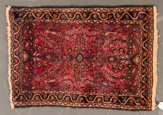 Semi antique Hamadan rug Persia 7859e