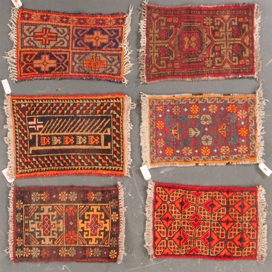 Group of 6 Tribal rugs Turkey  785a7