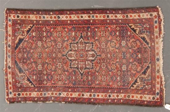 Antique Hamadan rug, Iran, circa