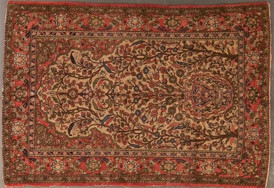 Semi-antique Mubareki prayer rug,