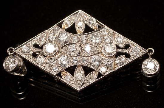 Late Victorian unmarked white gold